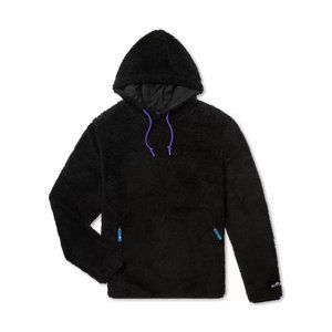 chubbies High-Pile Sherpa Hoodie (Black, Medium)